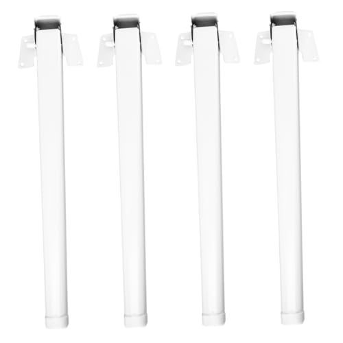 Veemoon 4 Stück Faltbare Metalltischbeine Set Höhenverstellbare DIY Tischbeine für Möbel Robuste Eisenstützen für Schreibtische und Tische Einfache Installation ohne Werkzeug Design für von Veemoon