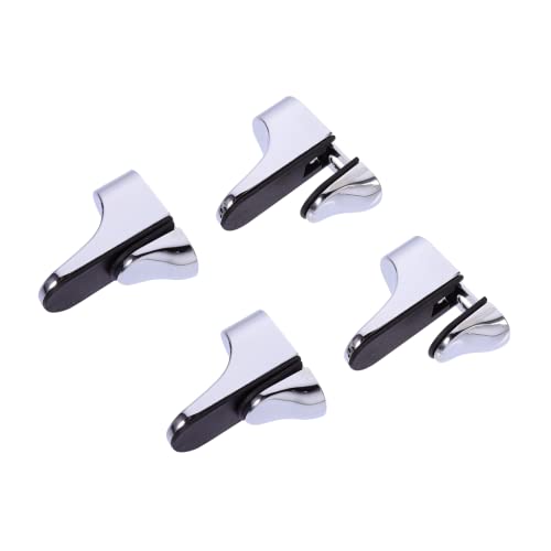 Veemoon 4stücke Glasregal Halterungen Aus Zinklegierung Teilig Verstellbar Für Dickes Glas Wandmontage Für Innen Und Außengebrauch Stabile Fixierung Ohne Verrutschen von Veemoon