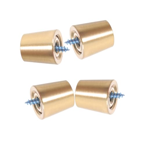 Veemoon 4 Stück Lampenbasis Pads Kupfer und Elegante Lampenfüße für DIY Projekte Minimalistisches Design für Einfache Installation und Stabilität für Tischlampen Hochwertige Metallbasis Veemoon 4 Stück Lampenbasis Pads Kupfer und Elegante Lampenfüße für DIY Projekte Minimalistisches Design für Einfache Installation und Stabilität für Tischlampen Hochwertige Metallbasis von Veemoon