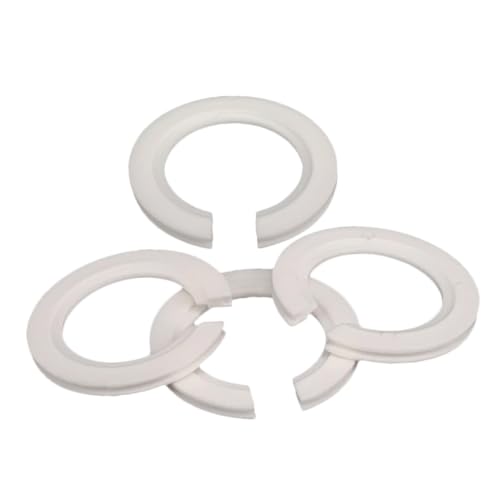 Veemoon 4 Stück Lampenfassung Adapter Kunststoff Lampenschirm Konverterring Weiß Kompatibel mit Europäischen Lampenschirmen für LED Tisch Deckenlampen Langlebig und Sicher Veemoon 4 Stück Lampenfassung Adapter Kunststoff Lampenschirm Konverterring Weiß Kompatibel mit Europäischen Lampenschirmen für LED Tisch Deckenlampen Langlebig und Sicher von Veemoon