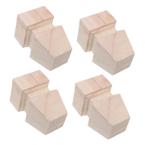 Veemoon 4stücke Kleine Holz Tischbeine Möbelbeine Ersatzbeine Für Stühle Sofas Und Andere Möbel Einfach Zu Montieren von Veemoon