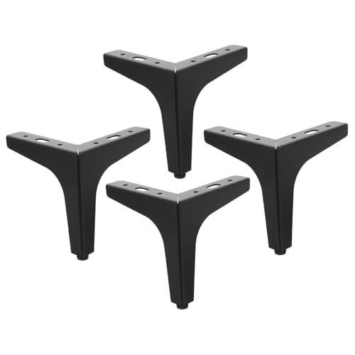 Veemoon 4 Stück Möbelfüße Dreieckige Möbelbeine DIY Ersatzfüße für Sofas Tische und Betten Hochbelastbar Stilvolle Möbelunterstützung von Veemoon