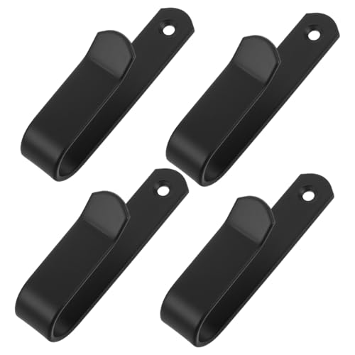 Veemoon 4 Stück Schwarze Rostfreie Metall Wandhaken Robuste Einzelhaken für Badezimmer Küche Vielseitige Garderobenlösung Einfache Montage Platzsparend Moderner Stil für Wohn und Veemoon 4 Stück Schwarze Rostfreie Metall Wandhaken Robuste Einzelhaken für Badezimmer Küche Vielseitige Garderobenlösung Einfache Montage Platzsparend Moderner Stil für Wohn und von Veemoon