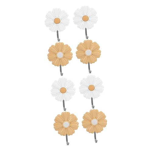 Veemoon 4 Stück Selbstklebende Blumen-Handtuchhaken Im -Design – Dekorative Wandhaken Für Schlüssel Hüte Und Handtücher – Ideal Für Die Stilvolle Heimdekoration Veemoon 4 Stück Selbstklebende Blumen-Handtuchhaken Im -Design – Dekorative Wandhaken Für Schlüssel Hüte Und Handtücher – Ideal Für Die Stilvolle Heimdekoration von Veemoon