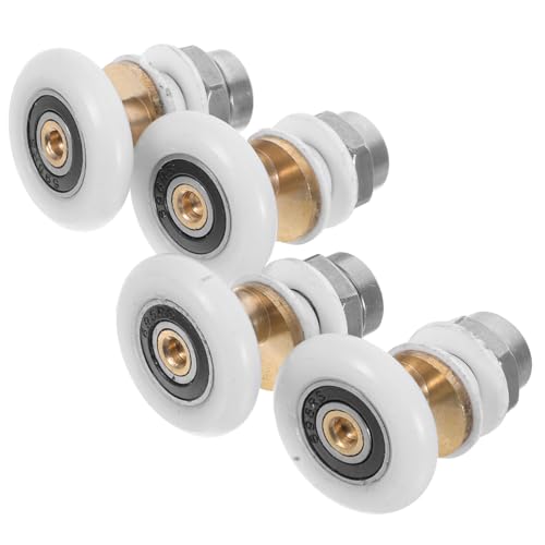 Veemoon 4 Stück Teiliges Duschkabinen Ersatzrollen Glas Schiebetür Rollen Langlebige Duschtürrollen für Badezimmertüren Geräuschlos Laufende Duschraum Schiebetürrollen mit Sicherer Veemoon 4 Stück Teiliges Duschkabinen Ersatzrollen Glas Schiebetür Rollen Langlebige Duschtürrollen für Badezimmertüren Geräuschlos Laufende Duschraum Schiebetürrollen mit Sicherer von Veemoon