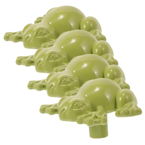 Veemoon 4 Stück Teiliges Froschförmige Möbelgriffe Robustem Ergonomisch Geformte Schrankknöpfe für Schlafzimmer Kleiderschrank Kommode Einfache Montage Langlebig und Komfortabel von Veemoon
