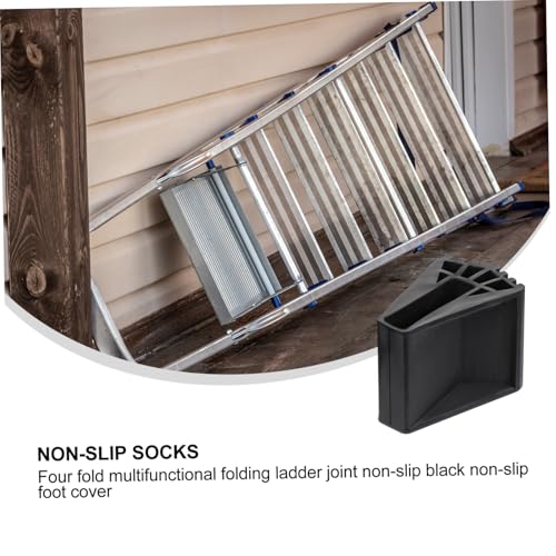 Veemoon 4 Stück Teiliges Leiterfußschutzset Rutschfeste Leiterfüße aus Strapazierfähigem Kunststoff Schützende Leiterpads für Klappleitern Kratzfest und Schalldämmend Geeignet für Veemoon 4 Stück Teiliges Leiterfußschutzset Rutschfeste Leiterfüße aus Strapazierfähigem Kunststoff Schützende Leiterpads für Klappleitern Kratzfest und Schalldämmend Geeignet für von Veemoon