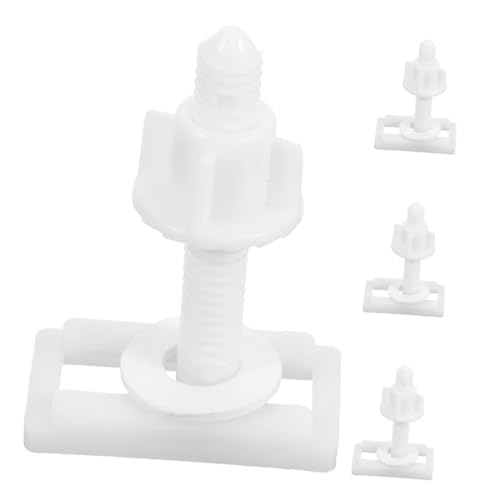 Veemoon 4 Stück Toilettensitz Schrauben Set Stabile Wc Sitz Befestigung mit Langlebigen Schrauben und Muttern für Obere Montage Einfache und Schnelle Installation Feuchtigkeitsbeständig Veemoon 4 Stück Toilettensitz Schrauben Set Stabile Wc Sitz Befestigung mit Langlebigen Schrauben und Muttern für Obere Montage Einfache und Schnelle Installation Feuchtigkeitsbeständig von Veemoon