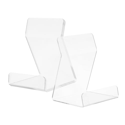 Veemoon 4 Stück Transparenter Acrylbuchständer Leichter Halter für Schallplatten und Dekorative Platten Vielseitige Tischpräsentation für Veemoon 4 Stück Transparenter Acrylbuchständer Leichter Halter für Schallplatten und Dekorative Platten Vielseitige Tischpräsentation für von Veemoon