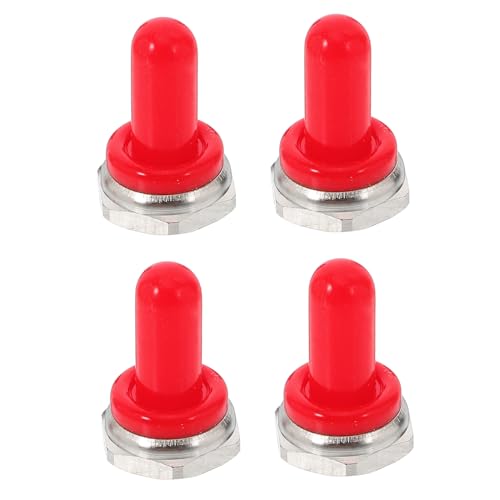 Veemoon 4 Stück Wasserdichte Kippschalter Abdeckkappe Aus Silikon Staubdichte Schutzkappe Für Not Aus Taste Armaturenbrett Kippschalter Sicherheitsabdeckungen von Veemoon