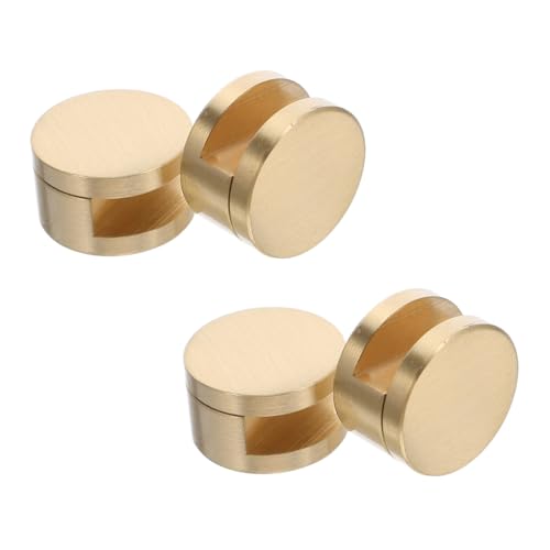 Veemoon 4 Stücke Teiliges Messing Glas Spiegelhalter Wandmontage Clips Glas Halterung Sicherer Badspiegel Befestigungsklammern Einfach Installation Vielseitig Elegant Veemoon 4 Stücke Teiliges Messing Glas Spiegelhalter Wandmontage Clips Glas Halterung Sicherer Badspiegel Befestigungsklammern Einfach Installation Vielseitig Elegant von Veemoon