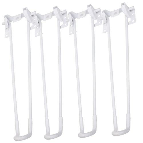 Veemoon 4 Stück Faltbare Haarnadel Tischbeine Aus Metall Klappbeine Für Couchtische Und Schreibtische Stabil Und Hochbelastbar Weiß Selbstgemacht Möbelbeine von Veemoon