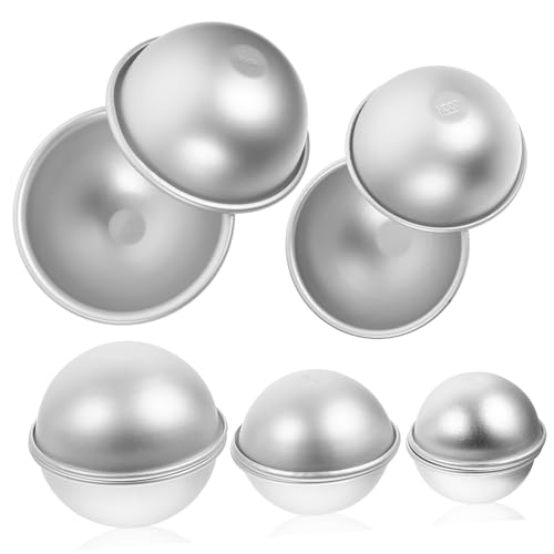 Veemoon 5 Paare Teiliges Aluminiumlegierung Backform Langlebige Runde Kuchen Form Hitzebeständig und Wiederverwendbar Glatte Kanten für Sicheres Backen für DIY Kuchen und Badezusätze Veemoon 5 Paare Teiliges Aluminiumlegierung Backform Langlebige Runde Kuchen Form Hitzebeständig und Wiederverwendbar Glatte Kanten für Sicheres Backen für DIY Kuchen und Badezusätze von Veemoon