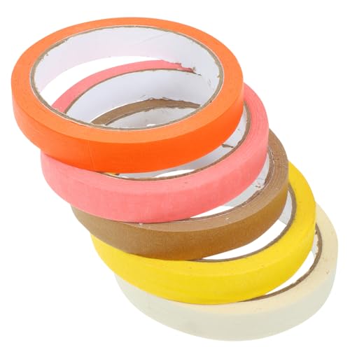 Veemoon 5 Rollen Washi Tape Dekoratives Papierklebeband DIY Basteln Scrapbooking UV beständig Klebeband für Kreative Kunstprojekte und Geschenkverpackung Veemoon 5 Rollen Washi Tape Dekoratives Papierklebeband DIY Basteln Scrapbooking UV beständig Klebeband für Kreative Kunstprojekte und Geschenkverpackung von Veemoon
