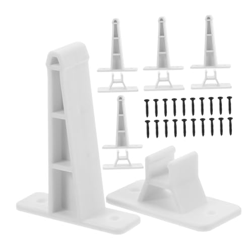 Veemoon 5 Sätze Türhalter für Wohnmobil und Yacht Weißer Kunststoff Türfangbügel mit Starker Fixierung Einfache Montage Vielseitig Einsetzbar für Verschiedene Wohnmobil und Boots Türen von Veemoon