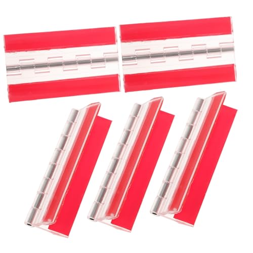 Veemoon 5 Stück Selbstklebende Schwere Acryl klavierscharniere Stabile Transparente Scharniere für Glas Holzboxen Möbel Einfache Werkzeugfreie Montage Rostfreier Stahl Vielseitig für Veemoon 5 Stück Selbstklebende Schwere Acryl klavierscharniere Stabile Transparente Scharniere für Glas Holzboxen Möbel Einfache Werkzeugfreie Montage Rostfreier Stahl Vielseitig für von Veemoon