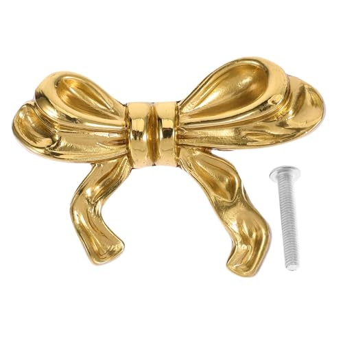 Veemoon 5 Stück Vintage Messing Schrankgriff Bowknot Design Möbelknopf für Küchenschränke Kommode Langlebig Leicht zu Installieren Dekorativ und Praktisch Veemoon 5 Stück Vintage Messing Schrankgriff Bowknot Design Möbelknopf für Küchenschränke Kommode Langlebig Leicht zu Installieren Dekorativ und Praktisch von Veemoon