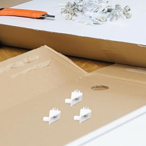 Veemoon 50 Sätze Teiliges Kunststoff Schubladenkeile mit Schrauben Winkelverbinder für Möbel Stabile Schrankbodenträger zur Reparatur Durchhängender Schubladenböden Vielseitig für Veemoon 50 Sätze Teiliges Kunststoff Schubladenkeile mit Schrauben Winkelverbinder für Möbel Stabile Schrankbodenträger zur Reparatur Durchhängender Schubladenböden Vielseitig für von Veemoon