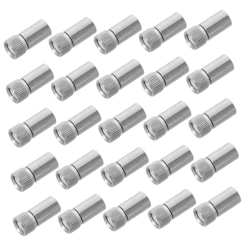 Veemoon 50 Stück Laminatnägel Regalstützstiftschrauben Für Schränke Regalstützstifte Clips Für Bücherregale Regalstützstift Set Bücherregal Regalstütze Vernickeltes Eisen Silber von Veemoon