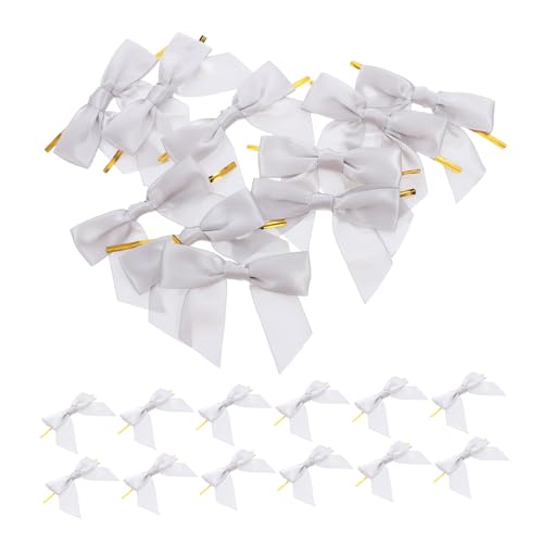 Veemoon 50 Stück Satin Schleifen Kleine Dekorative Schleifen für DIY Kuchenverzierung Elegante Geschenkband Deko für Hochzeit Geburtstag Party und Bastelprojekte Veemoon 50 Stück Satin Schleifen Kleine Dekorative Schleifen für DIY Kuchenverzierung Elegante Geschenkband Deko für Hochzeit Geburtstag Party und Bastelprojekte von Veemoon