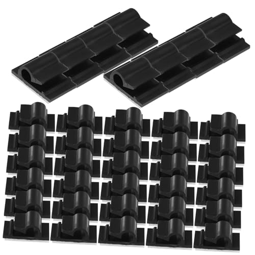 Veemoon 50 Stück Selbstklebende Kabelclips Kabelmanagement für USB Kabel Audio Kabel und Mehr für Schreibtisch und Wandmontage Schwarz Veemoon 50 Stück Selbstklebende Kabelclips Kabelmanagement für USB Kabel Audio Kabel und Mehr für Schreibtisch und Wandmontage Schwarz von Veemoon