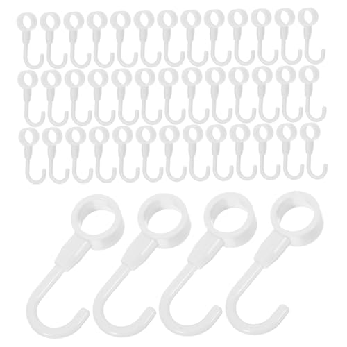 Veemoon 50 Stück Teiliges Kunststoffrundhaken Winddicht und Rutschfest für Mikrowellenofen rundrohr Kleider Küchenutensilienaufhängung Vielseitige Aufbewahrungslösung für Haushalt Veemoon 50 Stück Teiliges Kunststoffrundhaken Winddicht und Rutschfest für Mikrowellenofen rundrohr Kleider Küchenutensilienaufhängung Vielseitige Aufbewahrungslösung für Haushalt von Veemoon