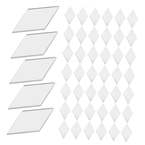 Veemoon 500 Stück Selbstklebende Unregelmäßige Spiegelkacheln Silberfarben Für DIY Bastelarbeiten Spiegelstücke Zur Raum- Und Bürodekoration Robust Und Kratzfest von Veemoon