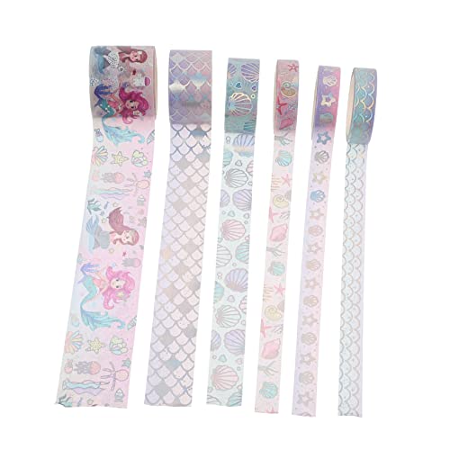 Veemoon 6 Rollen Washi Tape Dekoratives Klebeband mit Zarten Mustern Selbstklebend Ablösbar Farbenfroh für DIY Scrapbooking Tagebuch Geschenkverpackung und Bastelprojekte Veemoon 6 Rollen Washi Tape Dekoratives Klebeband mit Zarten Mustern Selbstklebend Ablösbar Farbenfroh für DIY Scrapbooking Tagebuch Geschenkverpackung und Bastelprojekte von Veemoon