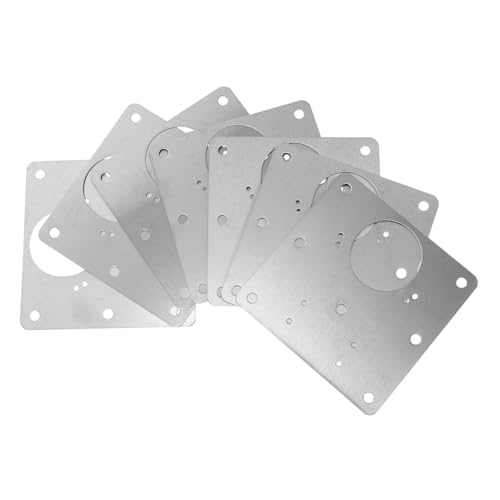 Veemoon 6 Stück Edelstahl Scharnier Reparaturplatten Teiliges Stabile Befestigungsbleche zur Schranktürreparatur Praktische Hinge Fixing Plates für Möbel und Küchenschränke Einfache Veemoon 6 Stück Edelstahl Scharnier Reparaturplatten Teiliges Stabile Befestigungsbleche zur Schranktürreparatur Praktische Hinge Fixing Plates für Möbel und Küchenschränke Einfache von Veemoon