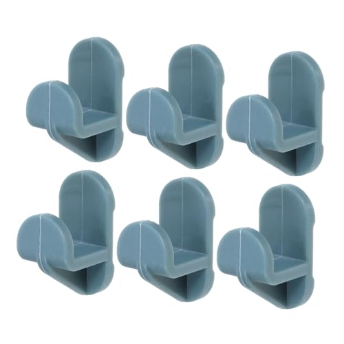 Veemoon 6 Stück Kühlschrank Regal Clips Robuste Gefrierregal Halterungen Einfache Installation Vielseitig Kompatibel für Kühlschränke und Gefriertruhen Ersatzteile für Regalsysteme von Veemoon