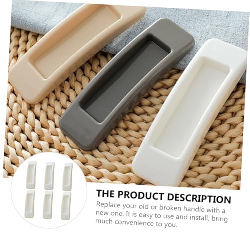 Veemoon 6 Stück Teiliges Klebegriff Langlebigem Abs Selbstklebende Rechteckige Tür Schrankgriffe Einfache Montage ohne Bohren für Kühlschrank und Kleiderschrank Weiß Veemoon 6 Stück Teiliges Klebegriff Langlebigem Abs Selbstklebende Rechteckige Tür Schrankgriffe Einfache Montage ohne Bohren für Kühlschrank und Kleiderschrank Weiß von Veemoon