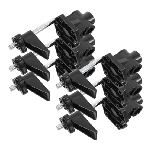 Veemoon 6 Stück Teiliges Metall Tischlampen Klemmhalter Robuste Klemme mit Rutschfestem Design Horizontale und Montage für Schreibtischlampen und Mikrofonarme Klemmweite Veemoon 6 Stück Teiliges Metall Tischlampen Klemmhalter Robuste Klemme mit Rutschfestem Design Horizontale und Montage für Schreibtischlampen und Mikrofonarme Klemmweite von Veemoon