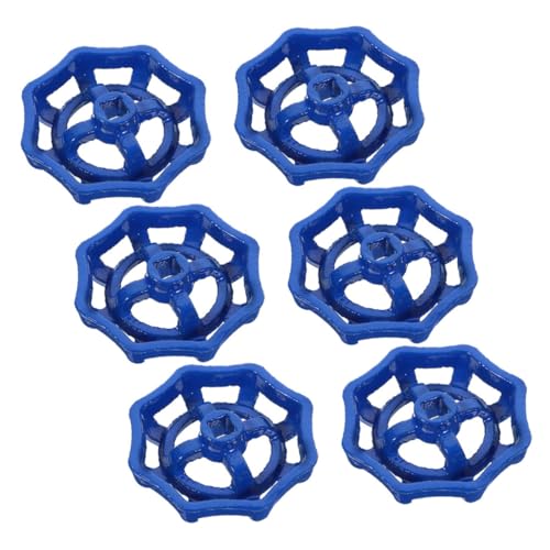 Veemoon 6 Stück Teiliges Metall ventilrad Langlebiger Wasserhahn Griff Robustes Absperrventil Handrad Innenmaß Außendurchmesser für Gartenschlauch und Rohrleitungssysteme von Veemoon