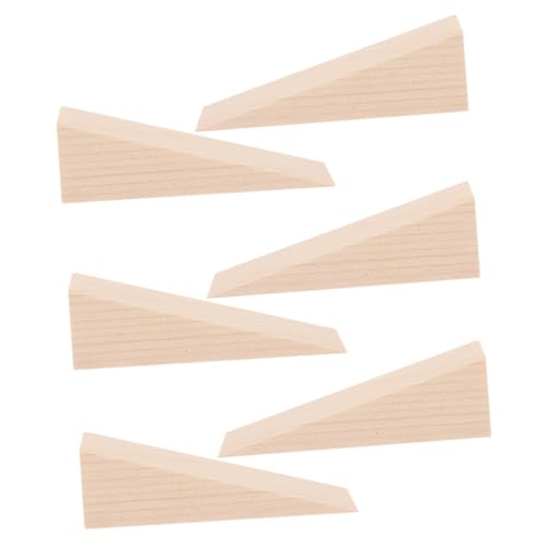 Veemoon 6 Stück Teiliges Rutschfester Holztürstopper Dreieckige Türkeile aus Holz für Zuverlässige Passend für Türen und Möbel Elegant und Langlebig Veemoon 6 Stück Teiliges Rutschfester Holztürstopper Dreieckige Türkeile aus Holz für Zuverlässige Passend für Türen und Möbel Elegant und Langlebig von Veemoon