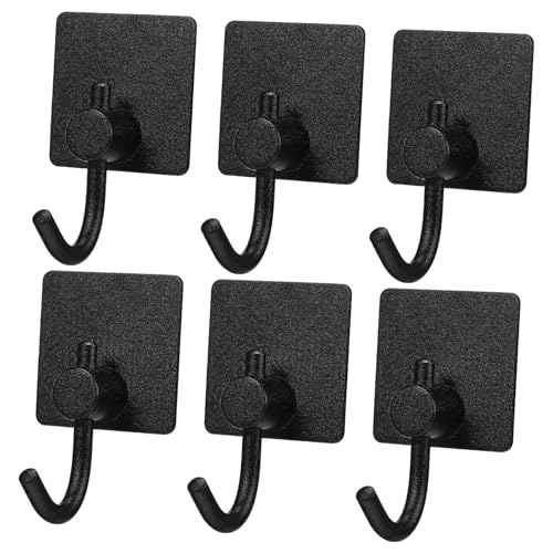 Veemoon 6 Stück Teiliges Selbstklebende Edelstahlhaken mit Gebogenem Design Rostfrei Belastbar für Bad Küche Wand als Handtuch Mantelhaken Modernes Dunkles Finish Veemoon 6 Stück Teiliges Selbstklebende Edelstahlhaken mit Gebogenem Design Rostfrei Belastbar für Bad Küche Wand als Handtuch Mantelhaken Modernes Dunkles Finish von Veemoon