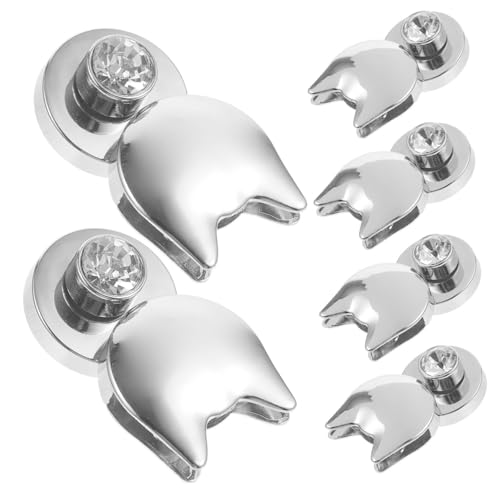 Veemoon 6 Stück Zinklegierung Katzenform Taschenverschlüsse Teiliges Langlebige Handtaschen Drehverschlüsse für DIY Handtaschen Koffer Zubehör Silberfarben Veemoon 6 Stück Zinklegierung Katzenform Taschenverschlüsse Teiliges Langlebige Handtaschen Drehverschlüsse für DIY Handtaschen Koffer Zubehör Silberfarben von Veemoon