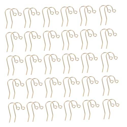 Veemoon 60 Stück Teiliges Kupfer Goldbeschichtung Minimalistische Ohrhaken für Damen DIY Schmuckherstellung Dangle Earring Material Komfortabel Sicher Veemoon 60 Stück Teiliges Kupfer Goldbeschichtung Minimalistische Ohrhaken für Damen DIY Schmuckherstellung Dangle Earring Material Komfortabel Sicher von Veemoon