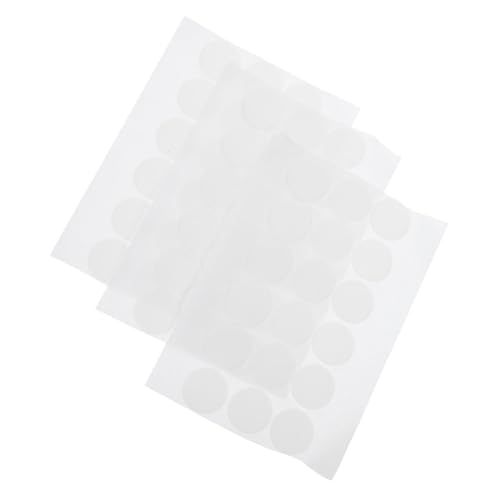Veemoon 60 Stück Transparente Doppelseitige Klebepunkte Stark Haftende Runde Aufkleber Abnehmbar Vielseitig für Fotos Dekoration Teppiche Wände Geschenkverpackung von Veemoon