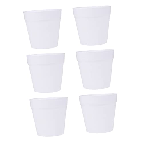Veemoon 6stücke DIY Blumentopf Für Junge Mädchen Kunststoff Pflanzgefäße Zum Bemalen Basteln Mit Blumentöpfen Unvollendeter Pflanztopf Weiß Veemoon 6stücke DIY Blumentopf Für Junge Mädchen Kunststoff Pflanzgefäße Zum Bemalen Basteln Mit Blumentöpfen Unvollendeter Pflanztopf Weiß von Veemoon
