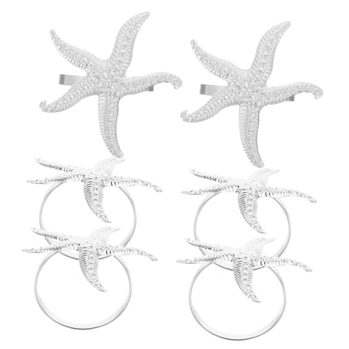 Veemoon 6stücke Serviettenringe Aus Zinklegierung Handgemachte Elegante Tischdeko Für Hochzeiten Partys Und Besondere Anlässe Stilvolle Serviettenhalter Für Festliche Anlässe von Veemoon