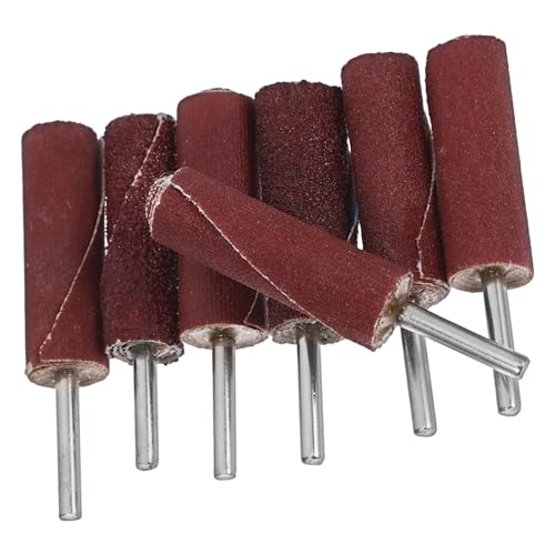 Veemoon 7 Stück Teiliges Schleiftrommel mit Schleifbandhülsen aus Langlebigem Sandpapier Zylindrische Schleifhülsen für Bohrmaschine Kompakt Leicht für Feines Schleifen und Polieren Veemoon 7 Stück Teiliges Schleiftrommel mit Schleifbandhülsen aus Langlebigem Sandpapier Zylindrische Schleifhülsen für Bohrmaschine Kompakt Leicht für Feines Schleifen und Polieren von Veemoon