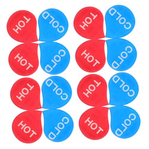Veemoon 8 Paare Heiß Kalt Aufkleber für Wasserhähne Küche Badezimmer Armaturen Markiert Langlebig Feuchtigkeitsbeständig Veemoon 8 Paare Heiß Kalt Aufkleber für Wasserhähne Küche Badezimmer Armaturen Markiert Langlebig Feuchtigkeitsbeständig von Veemoon