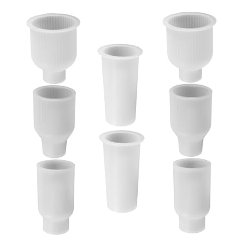 Veemoon 8 Stück Teiliges DIY Silikonform für Kleine Vasen Glatte Oberfläche Wiederverwendbar für Epoxidharz Pflanzen Makeup-pinselhalter Kreative Handarbeit Einfach zu Reinigen Veemoon 8 Stück Teiliges DIY Silikonform für Kleine Vasen Glatte Oberfläche Wiederverwendbar für Epoxidharz Pflanzen Makeup-pinselhalter Kreative Handarbeit Einfach zu Reinigen von Veemoon