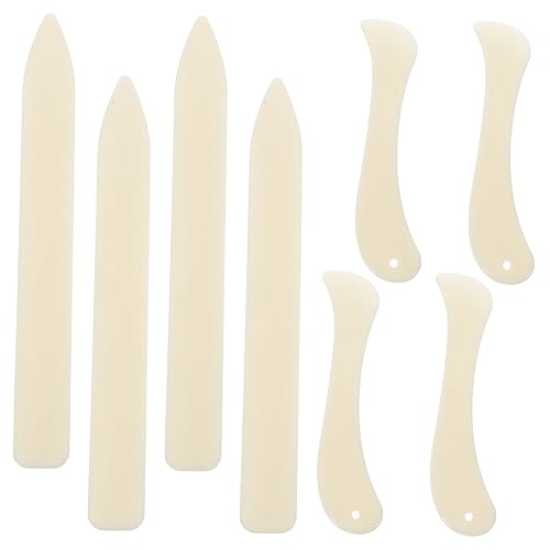 Veemoon 8 Stück Teiliges Falzbein Kunststoff Set Leichtes Tragbares Brieföffner und Papierfalzwerkzeug für Buchbinderei Kartenherstellung Lederverarbeitung und Papierhandwerk Langlebig Veemoon 8 Stück Teiliges Falzbein Kunststoff Set Leichtes Tragbares Brieföffner und Papierfalzwerkzeug für Buchbinderei Kartenherstellung Lederverarbeitung und Papierhandwerk Langlebig von Veemoon