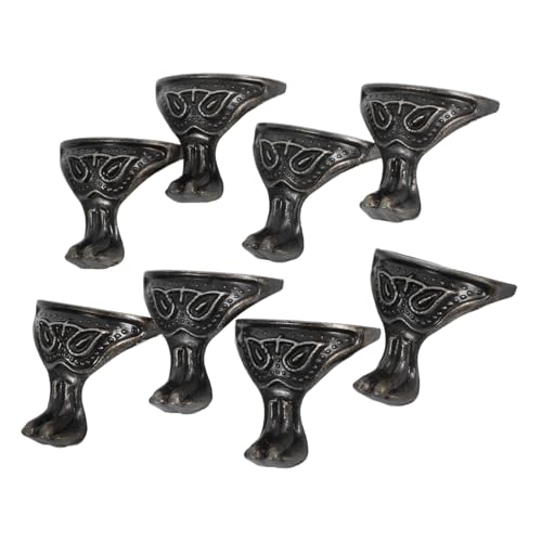 Veemoon 8 Stück Teiliges Metall-eckfüße aus Zinklegierung für Schmuck Geschenkboxen Vintage Möbelbeine mit Antikem Patina-Design Einfache Montage Stabilisierende Schutzfüße für Retro-deko Veemoon 8 Stück Teiliges Metall-eckfüße aus Zinklegierung für Schmuck Geschenkboxen Vintage Möbelbeine mit Antikem Patina-Design Einfache Montage Stabilisierende Schutzfüße für Retro-deko von Veemoon