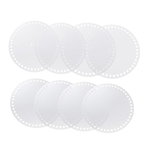 Veemoon 8 Stück Teiliges Transparentes Acryl Rundplatten mit Löchern Langlebige DIY Werkzeuge für Handgefertigte Häkel Taschen Sichere Acrylmaterialien zum Selbermachen von Klaren Taschen Veemoon 8 Stück Teiliges Transparentes Acryl Rundplatten mit Löchern Langlebige DIY Werkzeuge für Handgefertigte Häkel Taschen Sichere Acrylmaterialien zum Selbermachen von Klaren Taschen von Veemoon