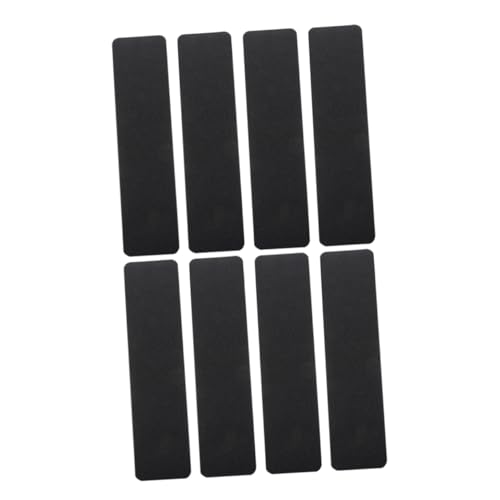 Veemoon 8 Stück Treppe Teppich Treppenauflage Sicherheitstreppenstufen Treppenläufer Treppenstufenteppich Treppenstufenauflage Treppenstufen Für Holzstufen Treppengriffe Pvc Schwarz von Veemoon