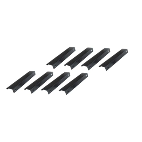 Veemoon 8 Stück Unsichtbare Finger Pull Tab Griffe Teiliges für Schränke und Küchenschränke Langlebige Aluminiumlegierung Ergonomisches Design Einfache Installation ohne Werkzeug von Veemoon