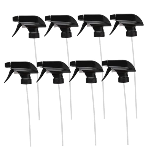 Veemoon 8Stücke Sprühdüsen für Gartenbewässerung Einstellbare Sprinkler für Effektive Bewässerung für Blumen und Pflanzenpflege Balkon und Gewächshaus Schwarz von Veemoon