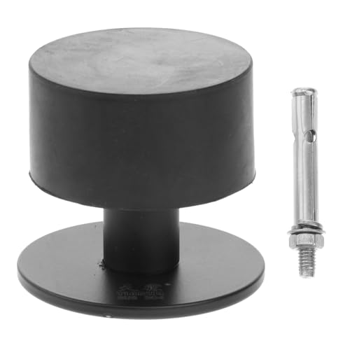 Veemoon Anti kollisions türstopper aus Schwarzem Silikon Rutschfester Türpuffer zum Schutz von Wänden und Türen Geeignet für Bad Wohnzimmer Küche Einfache Installation von Veemoon